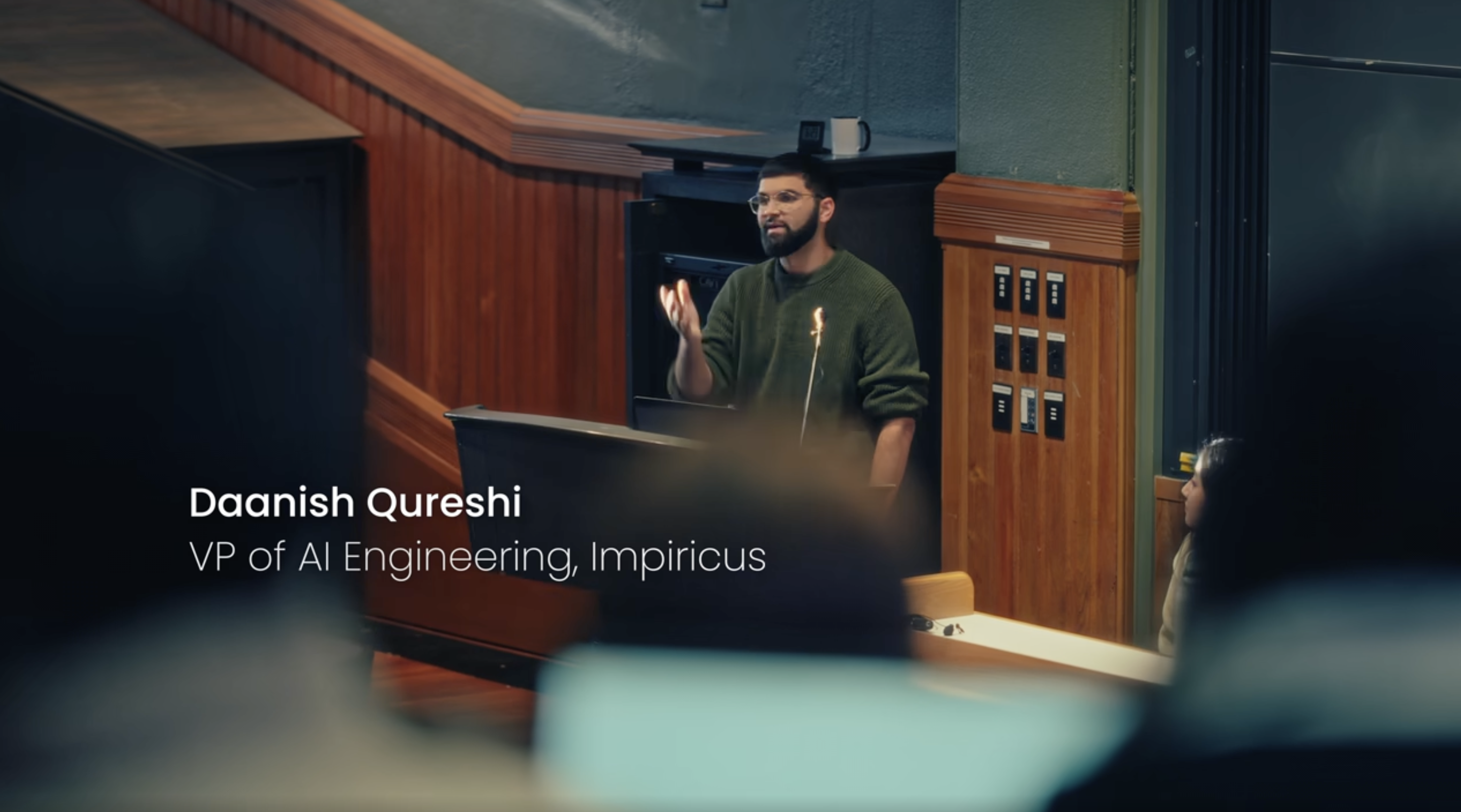 Photo from presenting at Harvard University