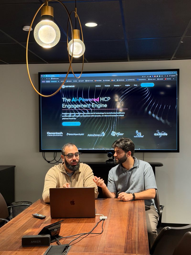 Working session with the Impiricus AI engineering team